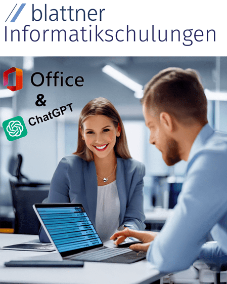 BLATTNER-TRAINING Microsoft Office mit Chat GPT