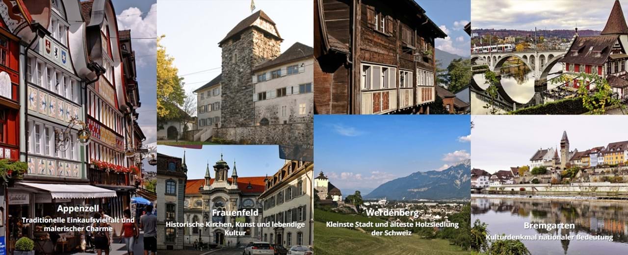 In Regionales-Ostschweiz aktuell zu sehen: Appenzell | Frauenfeld | Werdenberg | Bremgarten